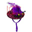 Chicken Feather Hat Wear-Resistant Hen Pet Headdress Feather Top Hat Rooster Duck Parrot Hamster Poultry Fashion Show Clothing