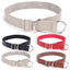 Slip Collar PU Leather Dog Choke Collar for Dog Training- No Pull Martingale Dog Collar for Small Medium Large Dogs Greyhound
