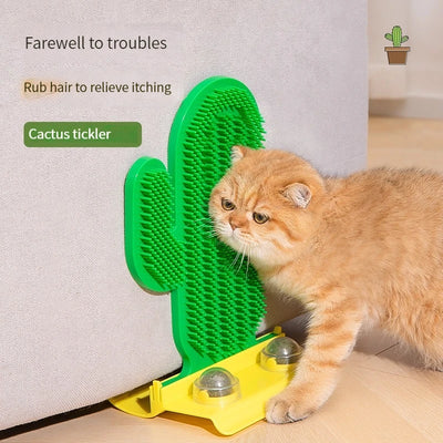 Cat Hair Scratch Corner Tickle Cactus Toy Scratch Scratch Massage Brush Face Hair Removal Cat Brush Artifact Pet Supplies