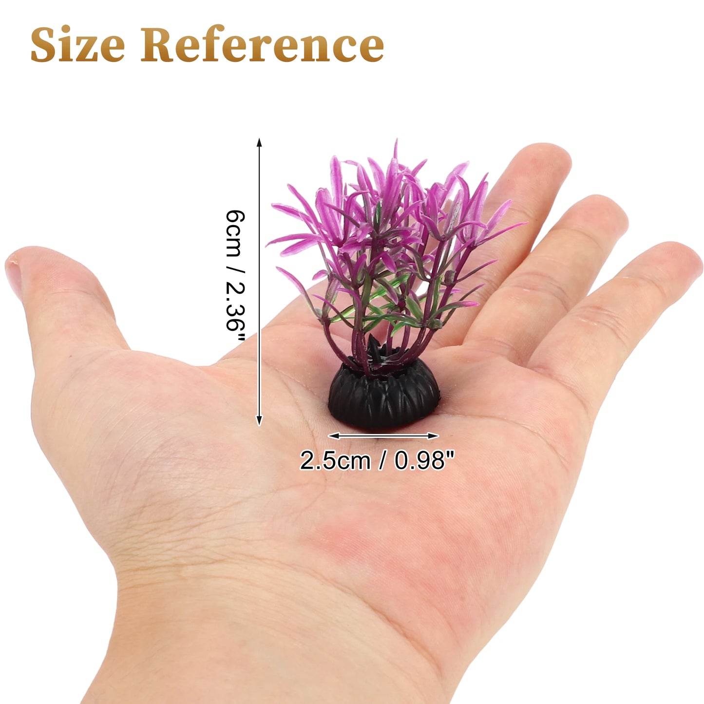 UXCELL Aquarium Artificial Plants Underwater Grass Fish Tank Accessories for Aquarium Simulation Decoration Plastic Ornament