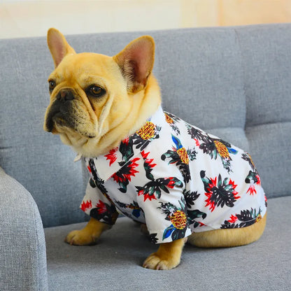 Fashion Pet Clothes Cute Fruit Pattern Dress T-shirt Summer Shirt Puppy Print Vest Outfit Apparel Small Medium Dog Clothes