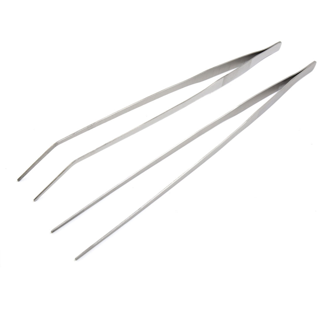 UXCELL 27-48cm Aquarium Curved Straight Tweezers Water Grass Clip Fish Tank Aquatic Plants Cleaner Tools Reptile Feeding Tongs