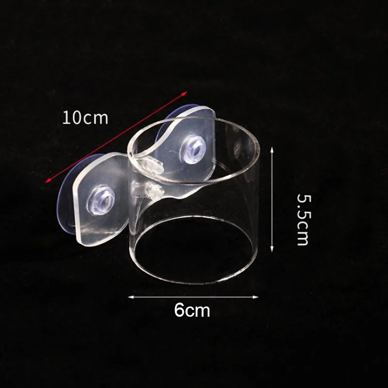 1Pcs Aquarium Feeding Ring Fish Tank Station Floating Food Tray Feeder Aquarium Accessory with Strong Suction Cup or Hook New
