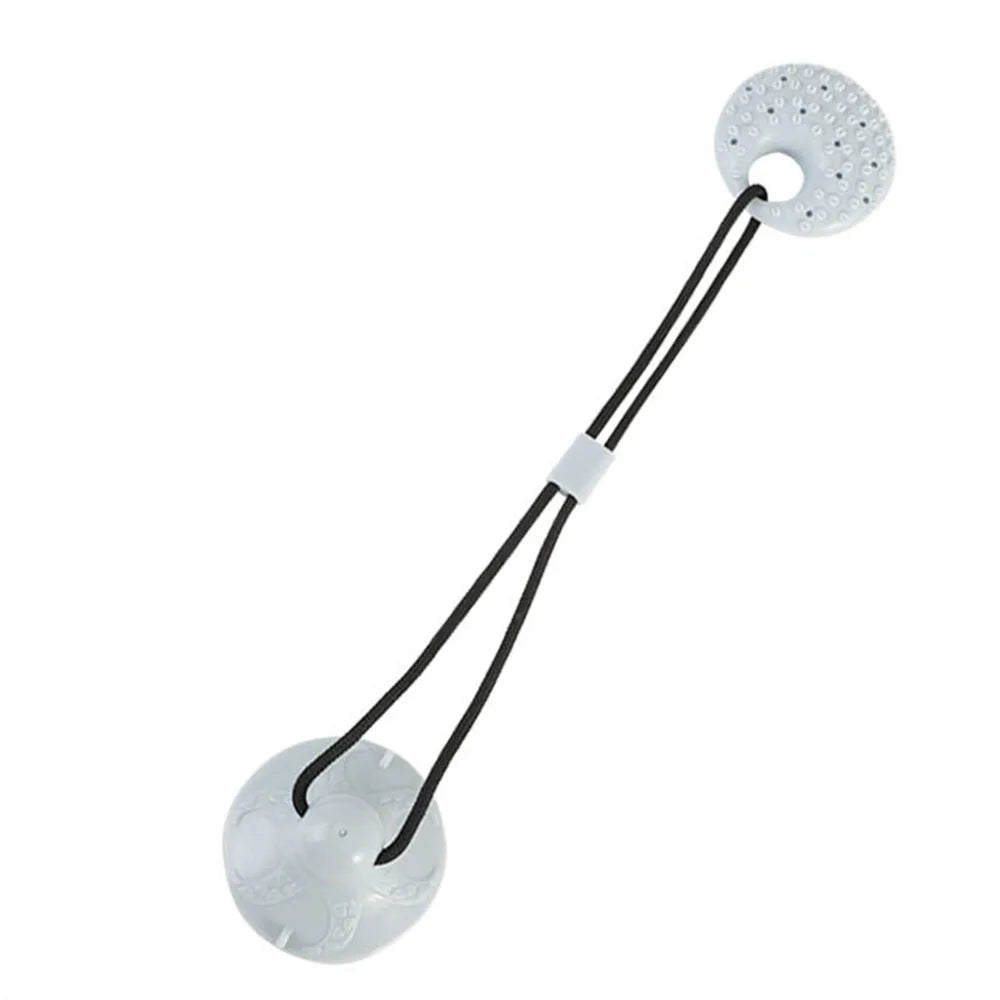 Dog Chew Toy with Suction Cup for Aggressive Chewer Puppy Training Treats Food Dispensing Toothbrush Pet Dog Teeth Cleaning Toys