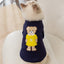 Cute Dog Clothes Bear Letter Print Pet Dog Hoodies Puppy Warm Coat Autumn Winter Dog Sweatshirt Chihuahua Apparel Cat Dlothing