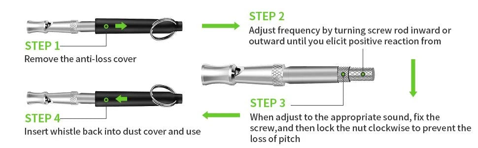Ultrasonic Dog Whistle for Dogs Animals Stop Barking Recall Training Pet Accessories Professional Silent Dog Whistle