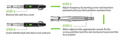 Ultrasonic Dog Whistle for Dogs Animals Stop Barking Recall Training Pet Accessories Professional Silent Dog Whistle