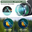 10x42 HD Powerful Portable Monocular Telescope BAK4 Prism for Outdoor Travel Camping,Hiking,Hunting,Bird watching, Holiday Gifts