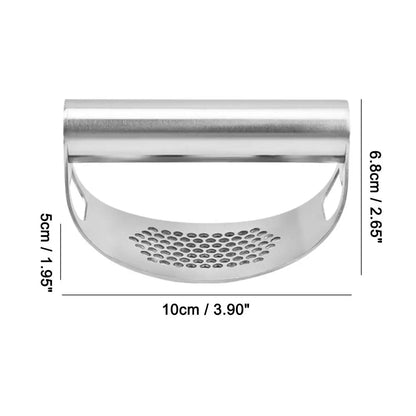 Garlic Press Rocker Garlic Mincer Garlic Crusher With Peeler Comfortable Handle Garlic Chopper For Smash Garlic Kitchen Too J3B1