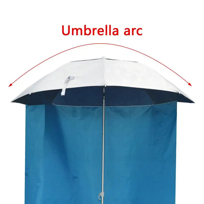 Fishing Umbrella Surround Cloth Outdoor Umbrella Surround Tent Half Circumference Design Waterproof Surround Cloth For Sun And