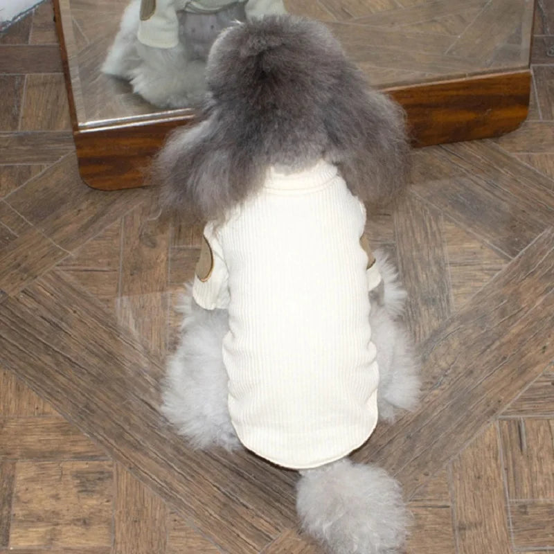 Dog Clothes Autumn Winter Fashion Dog Undershirt Soft Cotton Thin Puppy Hoodie Chihuahua French Bulldog Bichon Costume Pet Vest