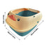 Large Cat Pan Cat Litter Pan Cat Litter Pan Cat Litter Container For Poop Large Cat Pan Litter Container With Scoop High Sided