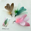 New Handfree Bird/Feather Cat Wand with Bell Powerful Suction Cup Interactive Toys for Cats Kitten Hunting Exercise Pet Products