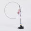 Interactive Cat Toy Handfree Cat Stick Playing Kitten Playing Teaser Wand Toy Suction Cup Bird/Feather Cat Wand Pet Supplies