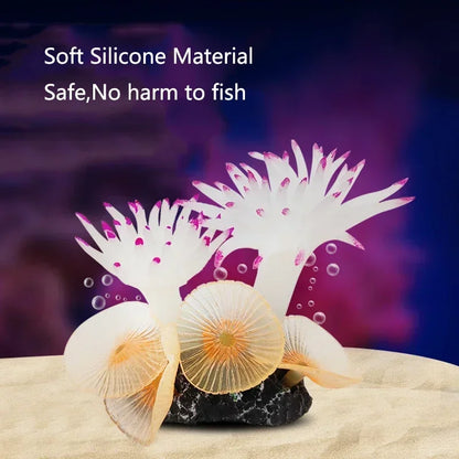 Artificial Underwater Coral  Aquarium Fish Tank Simulation Decoration Aquarium Backgrounds Plants Water Grass Accessories Home