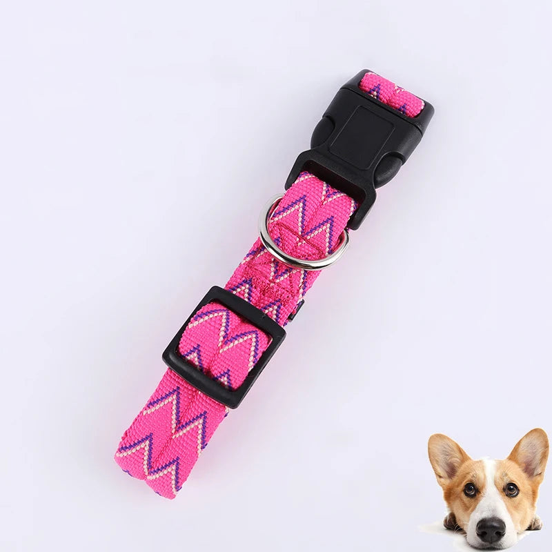 Anti Explosion Pet Nylon Leash Dog Harness Small Medium Dog Vest Safety Lead Walking Running Leash Durable Traction Rope 120CM