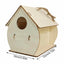 Wooden Birdhouse For Outdoor Hanging Garden Wood Hummingbird Houses Wooden Natural Bird Houses For Wren Swallow Sparrow