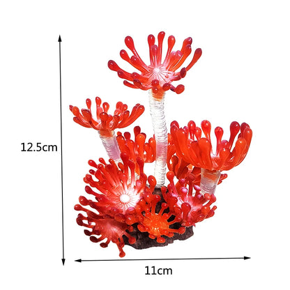 Artificial Underwater Coral  Aquarium Fish Tank Simulation Decoration Aquarium Backgrounds Plants Water Grass Accessories Home