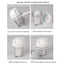 External Aquarium Canister Filter Quiet Sponge Filter Bucket No Pump Suitable for Small Fish Tanks Wall Mounted filter bucket