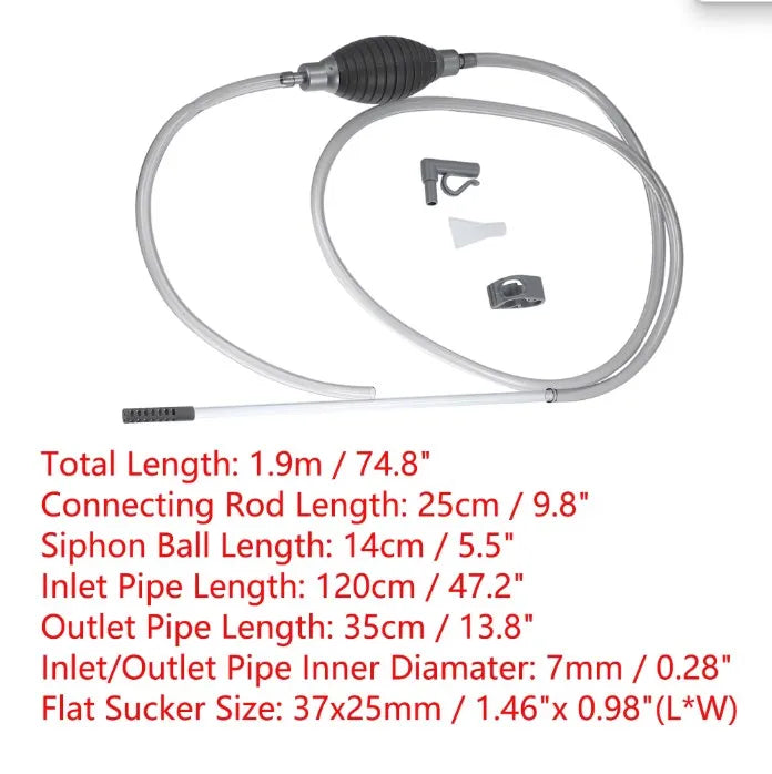 UXCELL Aquarium Water Change Kit Fish Tank Siphon Long Hose Parts Vacuum Cleaner Water Pump Gravel Filter Tools Accessories Set