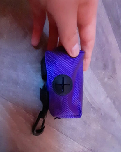 Pet Dog Poop Bag Dispenser Dog Waste Poop Bag Holder Leash Attachment Adjustable Travel Garbage Bag Dispenser Pet Cleaning Tools