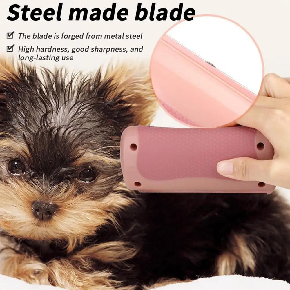 Professional Pet Deshedding Brush Multifunctional Pet Groom Brush Ergonomic Pet Groom Brush Dog Hair Remover Deshedding Tool