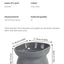 Dual-purpose Cat/Dog Food Bowl, Elevated Anti-Vomiting Cat Feeder Whisker Stress-Free Dog Plastic Cat Feeding Bowls