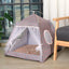 Cat Broken Flower Tent Semi Enclosed Internet Celebrity Tent Nest Universal For All Seasons Pet Supplies Summer Dog And Cat Nest