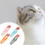 Dog Tear Stain Remover Comb Silicone Brush Head Pet Tear Stain Remover Comb With Anti-Slip Handle Multipurpose Dog Comb Durable