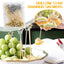 50Pcs Hollow Star Bamboo Skewers Disposable Insert Cocktail Fruit Toothpick Stick Christmas Picks Party Buffet Decor X1J5