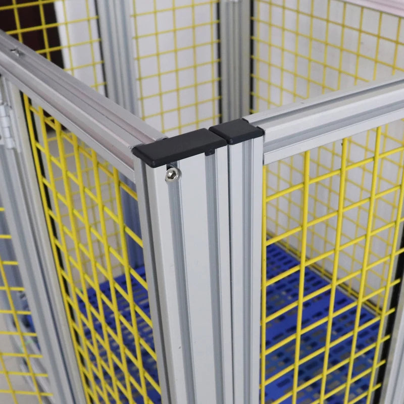 Langle Profile Dog Cage Cat Cage Folding House Pet Nest Aluminum Large Medium and Small Dog Thickened Iron Metal Solid CLASSICS