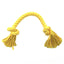 Dog Plush Toy 12cm Diameter Three Strands Of Colored Knotted Cotton Rope Knot  Gnawing And Grinding Dog Toy Fleece Squeak Toys