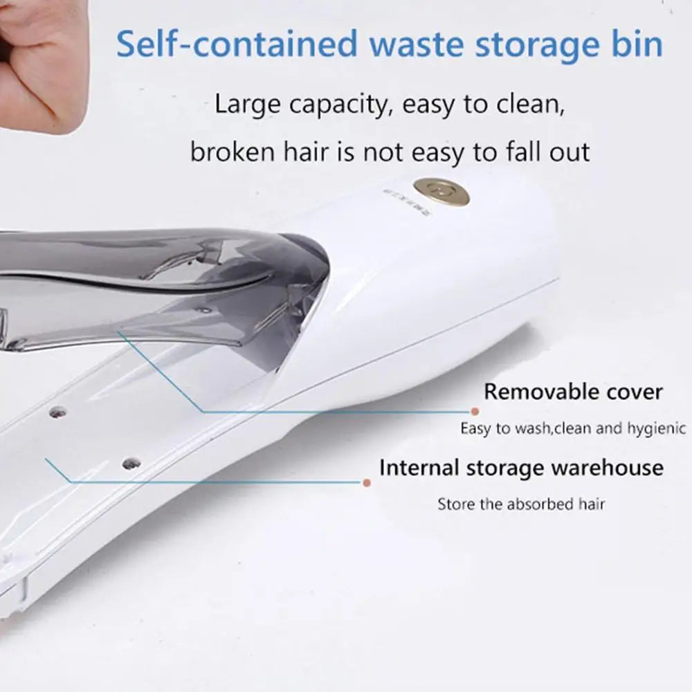 Pet Hair Clipper With Suction USB 3-Speed Vacuum Dog Shaver 1500mAh Rechargeable Low Noise Electric Dog Groomer For Cats