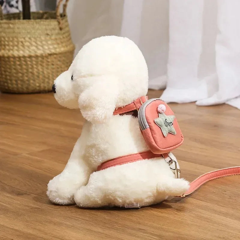 Dog Harness No Pull Leash Cats Collar Set Pet Accessories Double Strap for Dogs Choker Small Suit Accessories Collars Pet