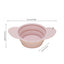 Dog Bowl Pet Collapsible Bowls Silicone Portable Foldable 600ml Dog Feeder Dog Dispenser Water Or Food Pet Feeding Watering Dish