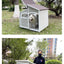 Dog House Outdoor Large Dog Kennel Wooden VillaHouse Cat Nest Rainproof Waterproof Sunscreen Outdoor Pet Cage