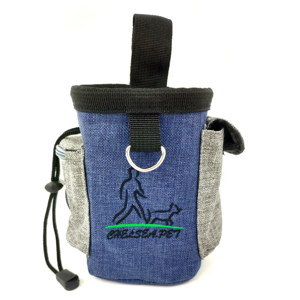 Outdoor Dog Trainings Bag Durable Poly 8 Colors Treat Bag  Dog Walking Snack Pouch Detachable Puppy TrainSnack Reward Waist Bag