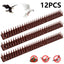 12Pcs Fence Wall Spikes Bird Deterrent Spikes Plastic Anti Climb Cat Animal Repellent For Garden Fences Birds Pigeons Spikes