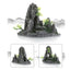 Resin Aquarium Rockery Mountain Decoration Artificial View Rock Cave Stone Tree Fish Tank Ornament Pet Supplies Home Decor New