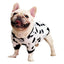 Warm Pet Clothing for Winter Soft Coral Fleece Dog Hoodies Cute Printed Puppy Small Dog Sweater French Bulldog Coat Cats Clothes