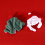 Pet Christmas Hat for Small Dog Cosplay Accessories Soft Plush Cartoon Snowman Cat Head Wear Winter New Year French Bulldog Caps