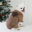 Christmas Dog Clothes Soft Dog Jumpsuit David's Deer Fleece Dog Coat Chihuahua Pug Winter Warm Clothing Xmas New Year Dog Outfit