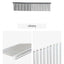 Pet Hair Removal Comb Stainless Steel Pet Grooming Comb Gently Removes Loose Knotted Hair Dog Cat Cleaning Beauty Supplies