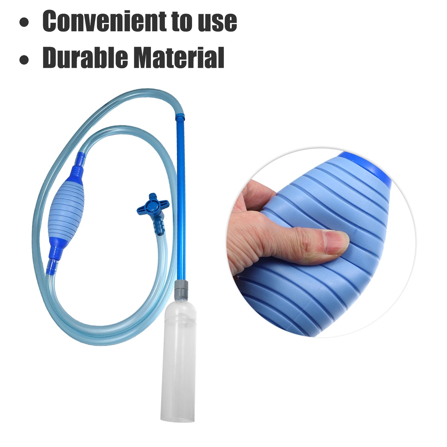 UXCELL Aquarium Water Change Kit Fish Tank Siphon Long Hose Parts Vacuum Cleaner Water Pump Gravel Filter Tools Accessories Set