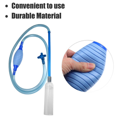 UXCELL Aquarium Water Change Kit Fish Tank Siphon Long Hose Parts Vacuum Cleaner Water Pump Gravel Filter Tools Accessories Set