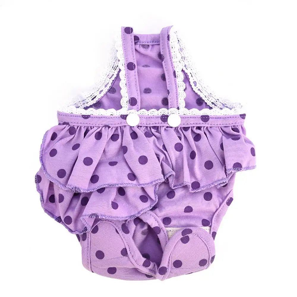 Pet Underwear Shorts Reusable Dog Diapers AntiHarassment Strap Physiological Pants Washable Female Sanitary Underwear 30E