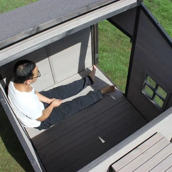 Small puppy house outdoor water rot kennel kennel kennel rural large medium and small outdoor villa