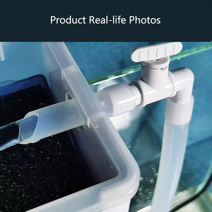Aquarium Fish Tank Water Pump Regulating Valve Filter Pump Regulator Water Flow Control Right Angled Elbow Aquarium Accessories