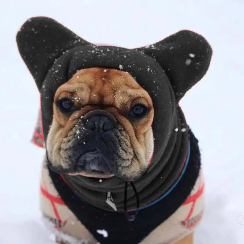 Dog Winter Hat Thickened Dog Hood Warm Hat Walking Outdoor Winter Pet Hat Dog Ears Cover Headwear Puppy Caps Puppy Headgear