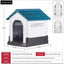 Plastic Kennel Four-season Universal Sunscreen Dog Shed Large, Medium and Small Dogs Outdoor Rainproof Pet Nest with Toilet Dog